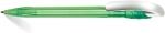 GOLFF LX/SAT długopis transparentny zielony, klips sat.