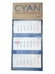 Kalendarz 2014 trójdzielny z indywidualnym nadrukiem