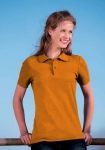 Koszulka damska polo 170g Ciemno pomarańczowa L