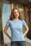 T-Shirt damski z krótkim rękawem 150g Jasno niebieski M