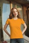 T-Shirt damski z krótkim rękawem 160g Pomarańcz S