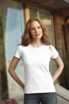 T-Shirt damski z krótkim rękawem 180g Biały S