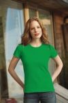 T-Shirt damski z krótkim rękawem 180g Zielony XL