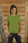 T-Shirt dziecięcy z krótkim rękawem 150g Zielony mech XS