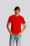 T-Shirt męski z krótkim rękawem 130g Czerwony M