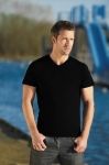 T-Shirt męski z krótkim rękawem 150g Czarny XL