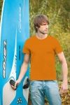 T-Shirt męski z krótkim rękawem 180g Pomarańcz M