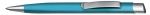 TRIANGULAR długopis metalowy, turkusowo-srebrny, wkład niebieski